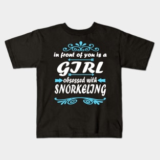 Snorkeling Sea Girl Power Gift Accessory Kids T-Shirt